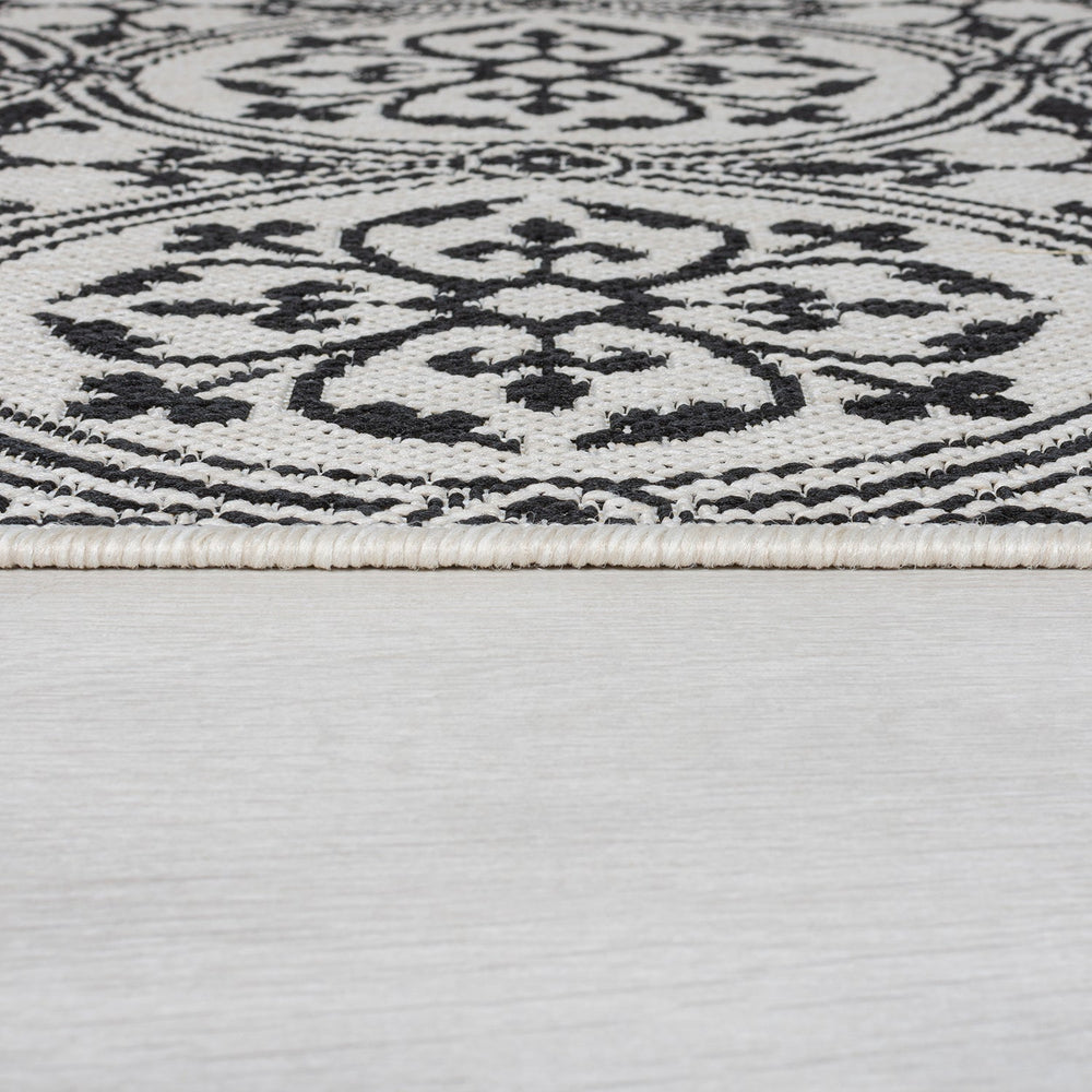 Outdoor runner - Varano Casablanca Black/White