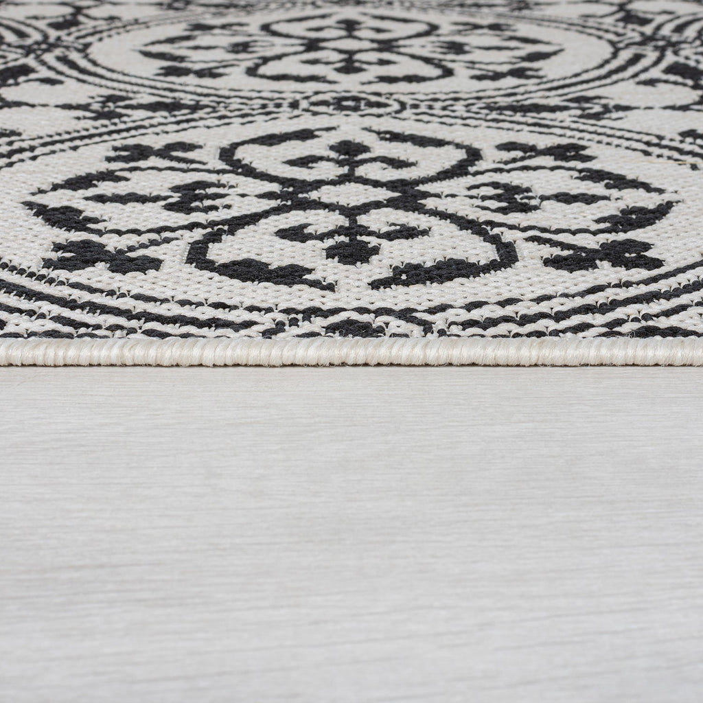 Outdoor runner - Varano Casablanca Black/White