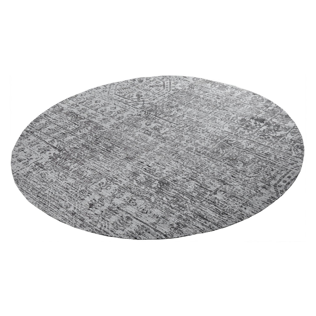 Round Wool Rug - Mathis Grey