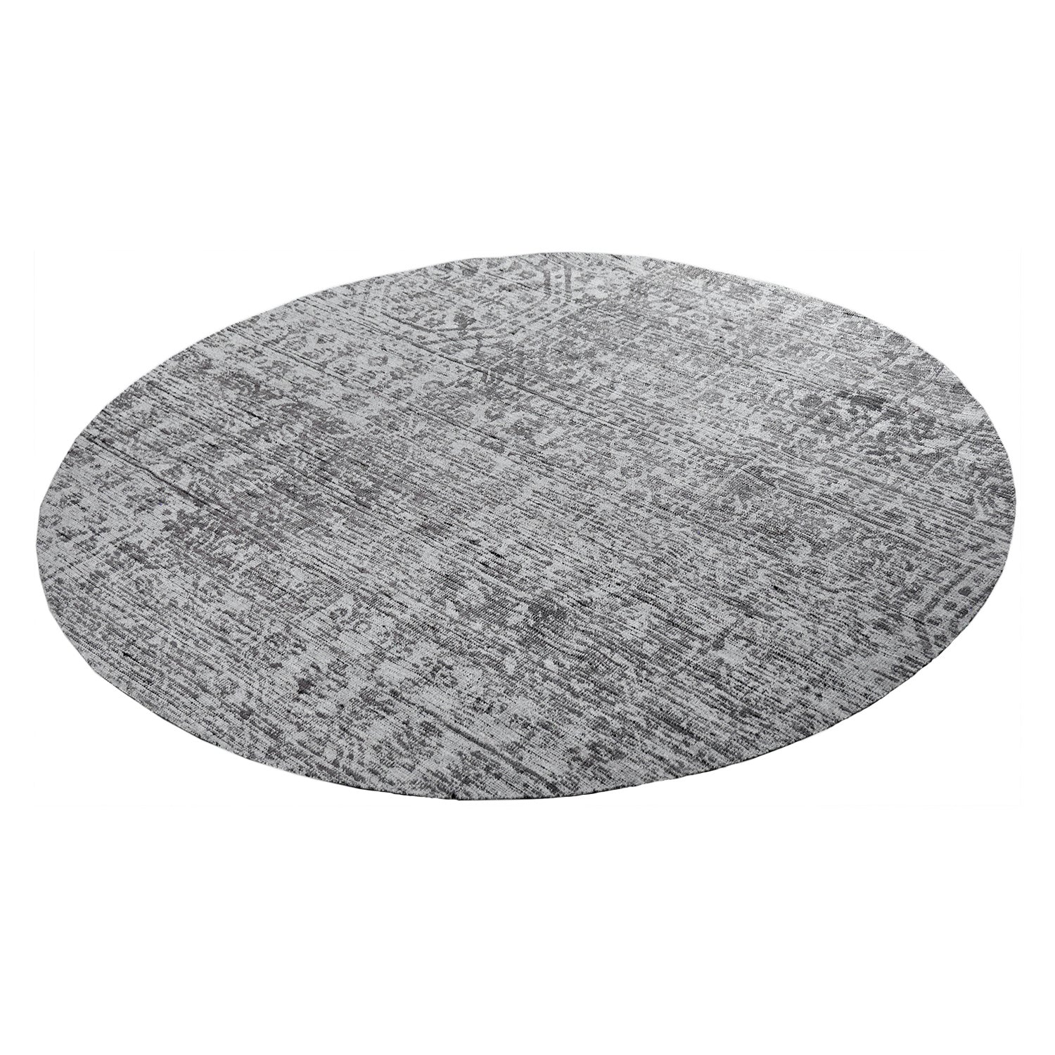 Round Wool Rug - Mathis Grey