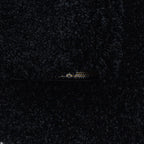 High-pile floor rug - Softy Black