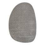 Organic floor rug - Vince 7131 Dark Grey
