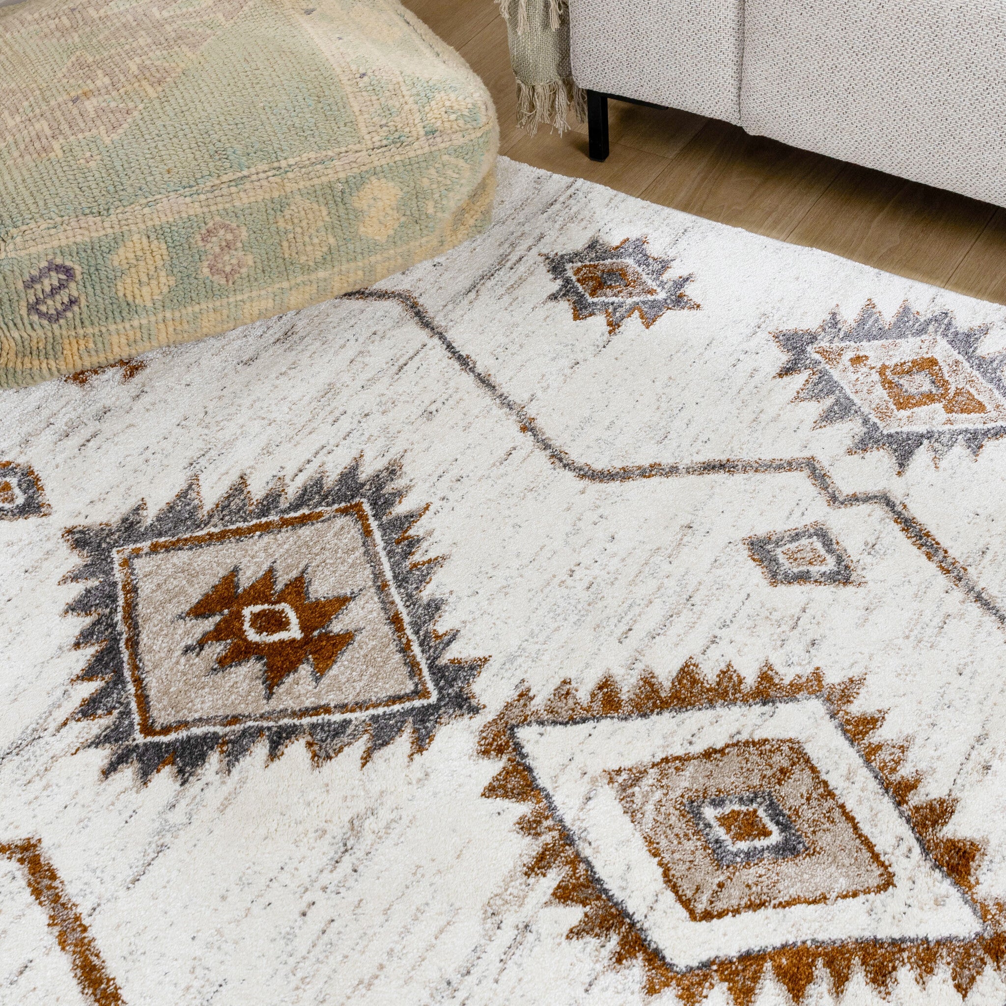 High Pile Rug - Blend Aztec Terra