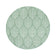 Round Outdoor Rug - Summer Leaves Green