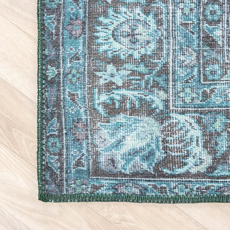 Vintage Rug - Estate Medallion Blue/Green