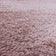 Round High-Pile Floor Rug - Fuzzy Pink