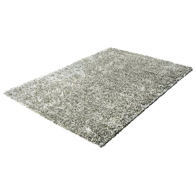 Shaggy floor rug - Paulina Silver