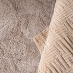 Washable High Pile Rug - Ziggy Beige