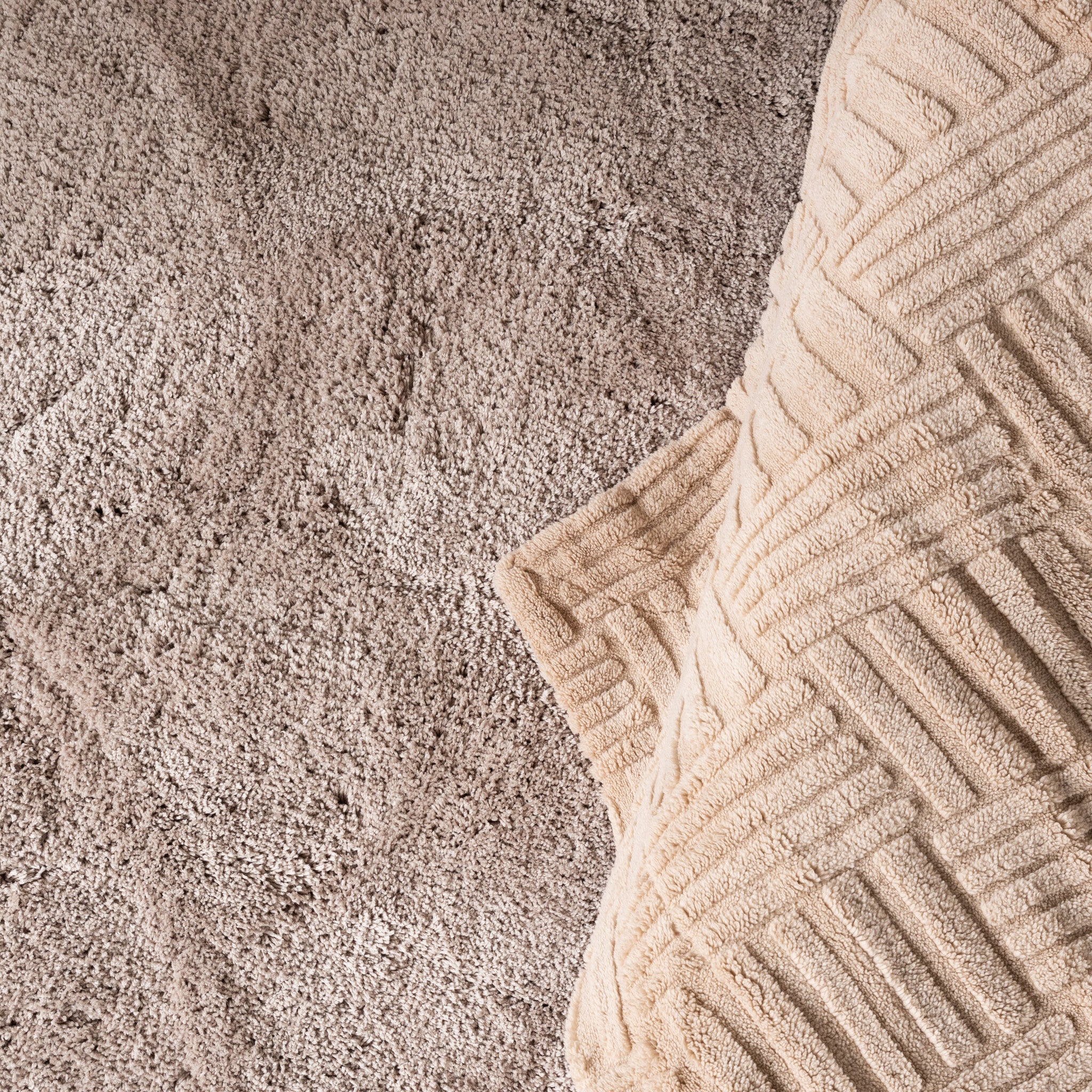 Washable High Pile Rug - Ziggy Beige