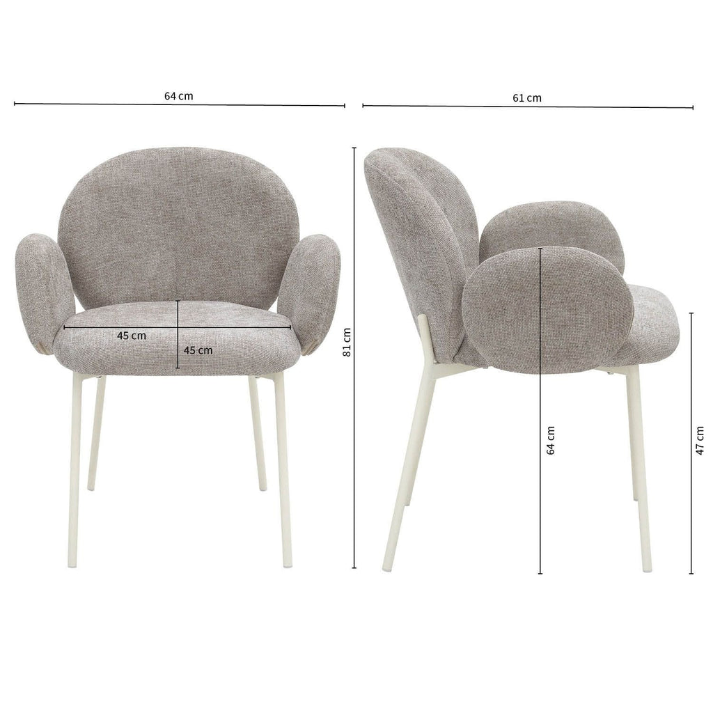 Dining chair - Connor Greige