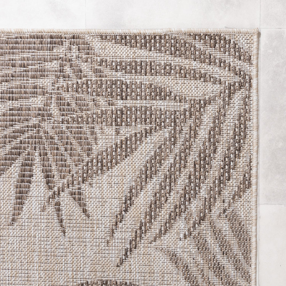 Outdoor Rug - Tiga Edge Taupe
