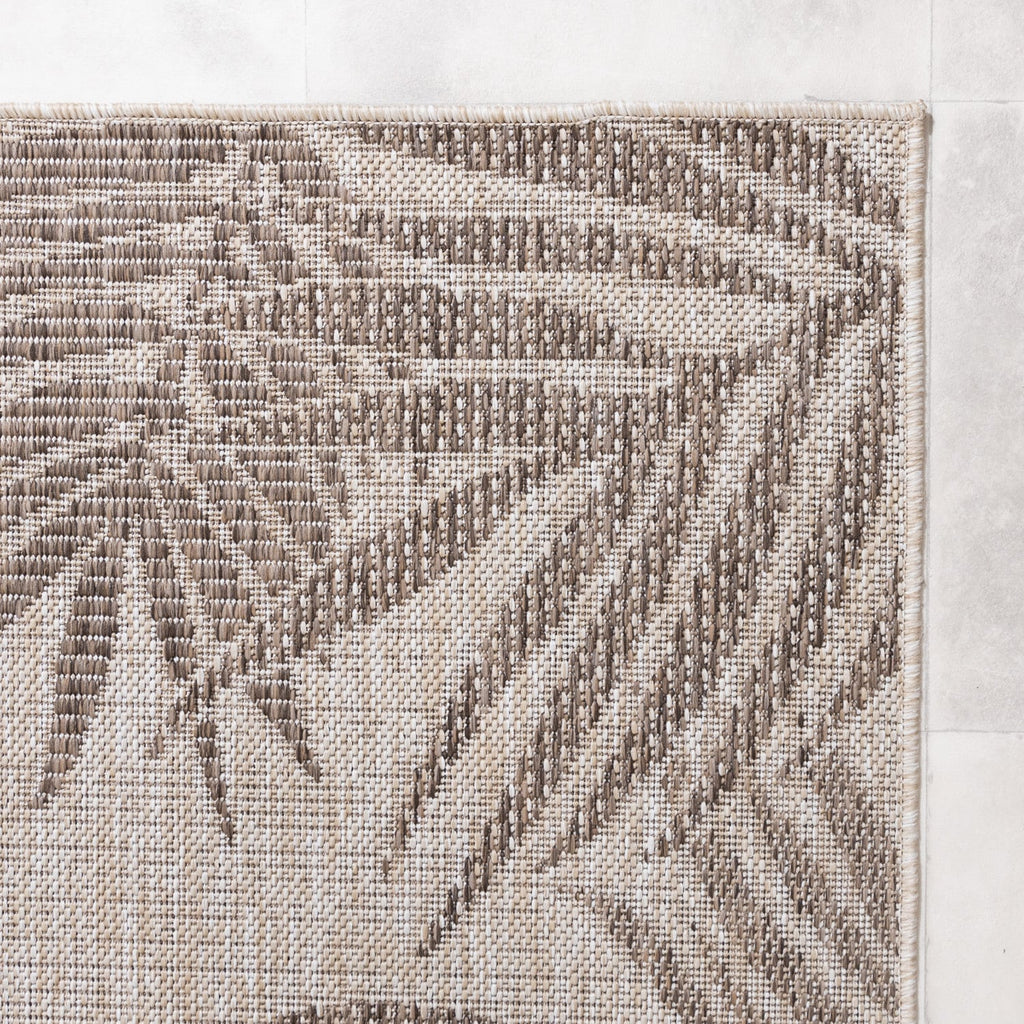 Outdoor Rug - Tiga Edge Taupe