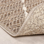 Jute Outdoor Rug - Fora Lines Natural