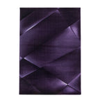 Modern floor rug - Streaky Design Purple