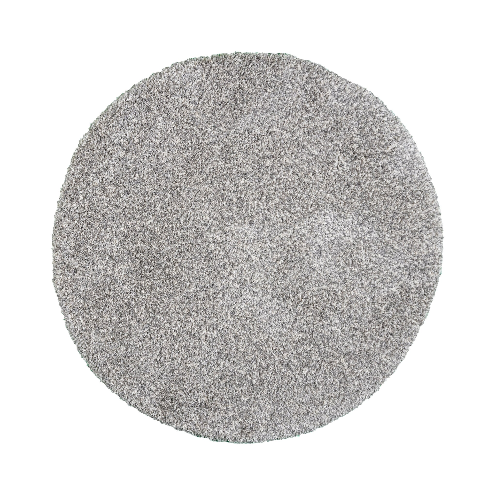 Round shaggy rug - Yves Light Grey