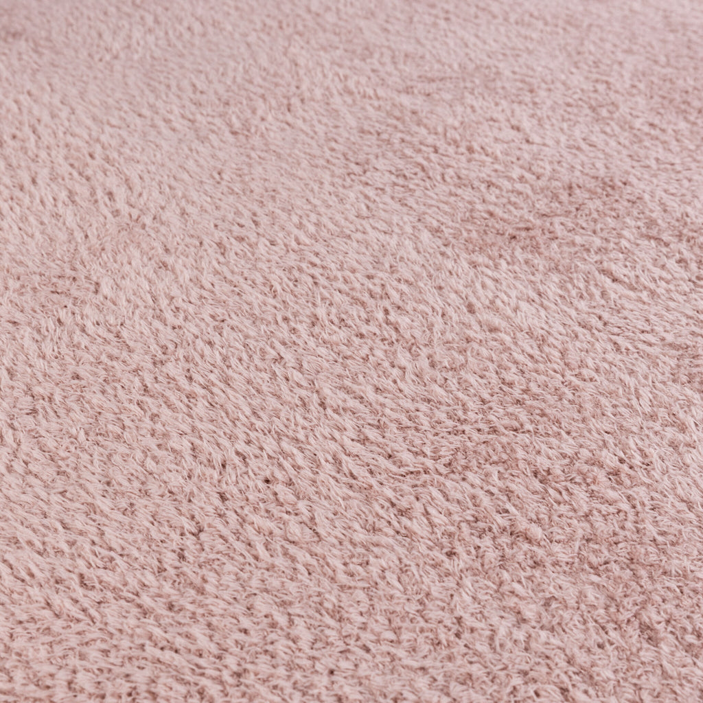 Soft organic rug - Teddy Pink
