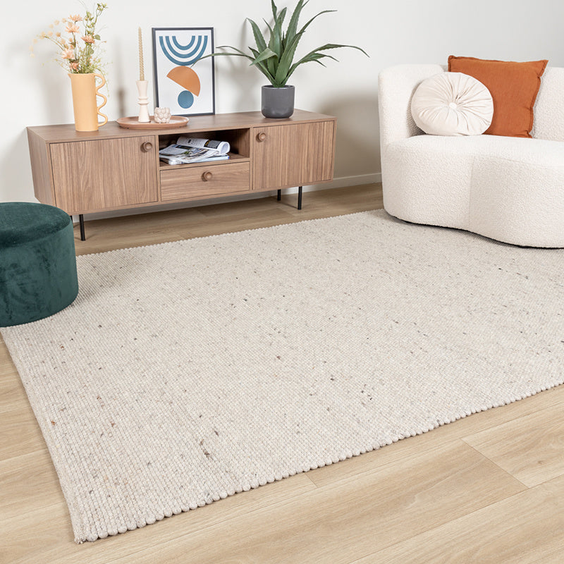 Wool Rug - Wise White/Natural