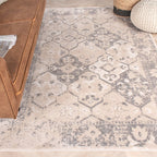 Vintage Rug - Deep Tile Cream