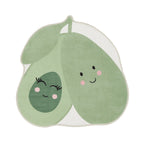 Washable Kids’ Rug – Berry Avocado Green