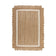 Jute floor rug - Grazo Natural/White