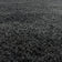 Round high-pile floor rug - Fuzzy Dark Grey