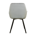 Velvet dining chair - Karl Grey