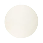 Round Low-Pile Rug - Cozy White