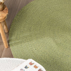 Round Indoor Outdoor Rug - Bali Green