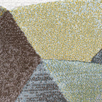 Abstract Floor Rug - Axil Blue/Green 5250