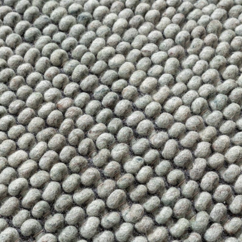 Wool Rug - Luminous Green/Grey