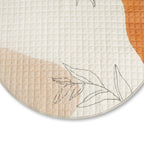 Round baby play mat - Noa Watercolour Art Multicolor