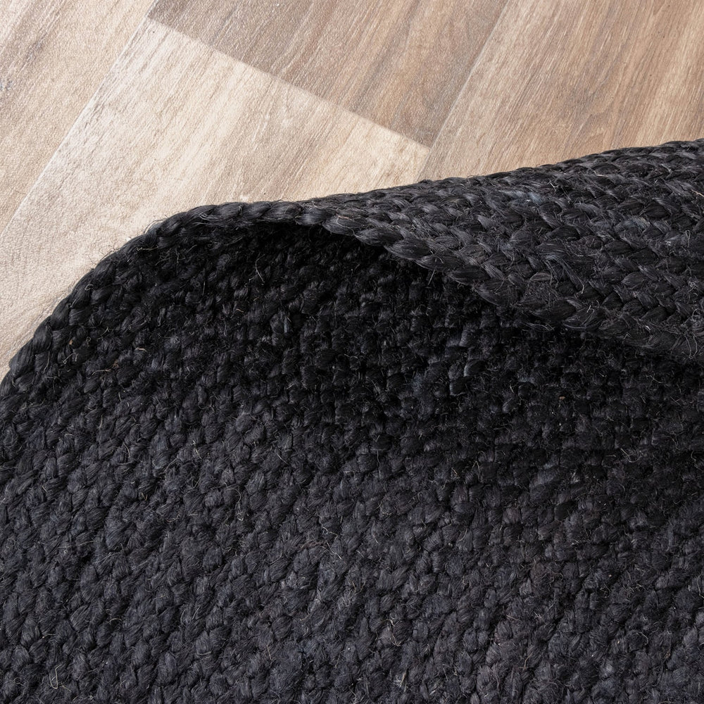 Jute Rug - Fair Round Black