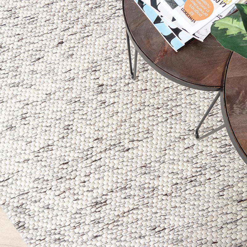 Wool Rug - Melange Cream/Blended