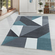Modern floor rug - Optimism Design Blue/Grey