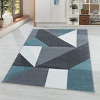 Modern floor rug - Optimism Design Blue/Grey