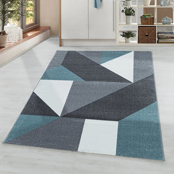 Modern floor rug - Optimism Design Blue/Grey