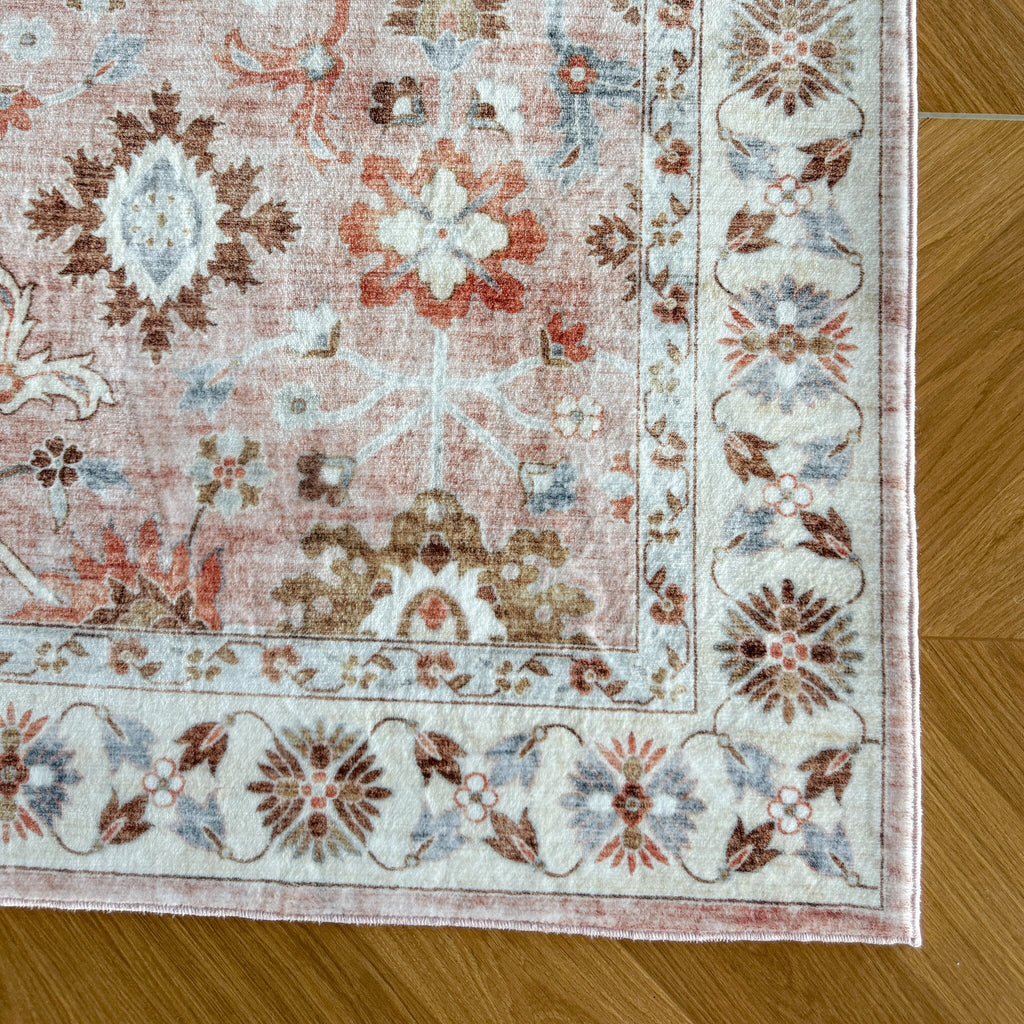 Vintage Rug - Ember Oriental Pink