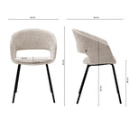 Dining Chair - Mette Ecru