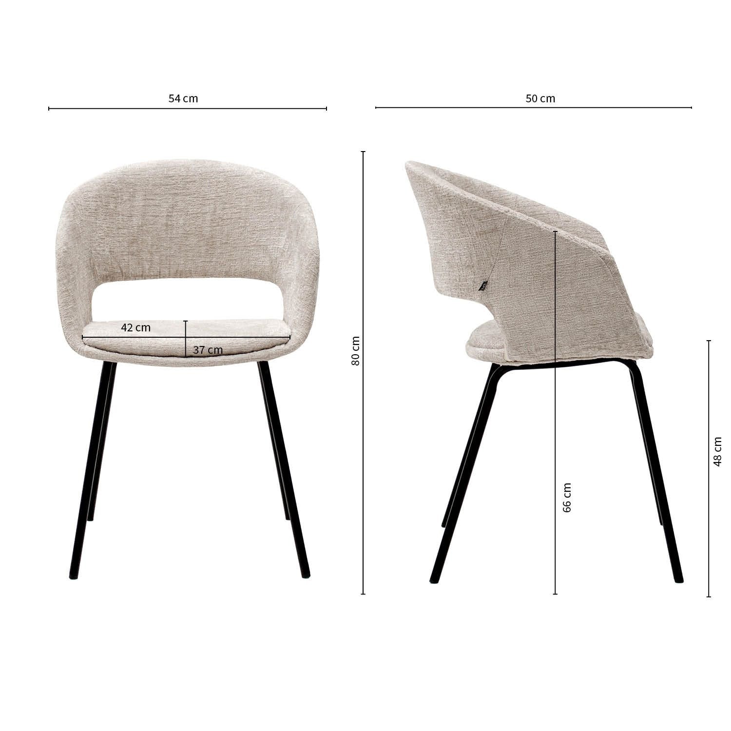 Dining Chair - Mette Ecru
