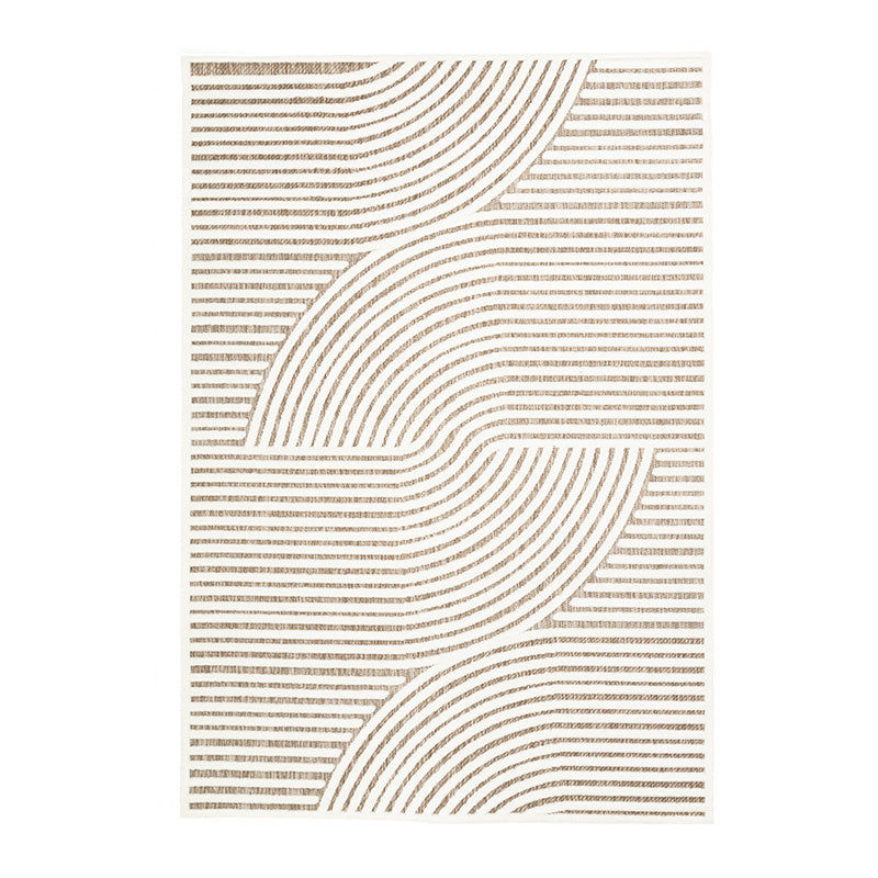 Modern Rug - Nori Curves White/Taupe