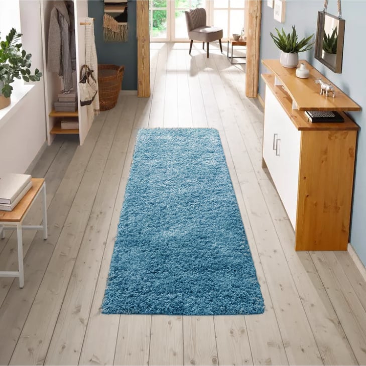 High-Pile Runner - Solid Turquoise