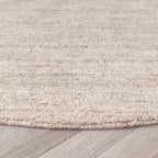 Round Berber Rug - Aicha Taupe