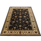 Oriental Floor Rug - Marrakesh Black 210