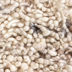 High Pile Wool Rug - Royal Cream/Taupe
