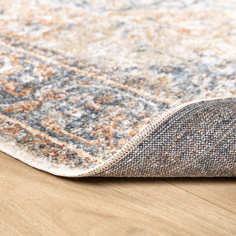 Washable Rug - Nova Medallion Rustic