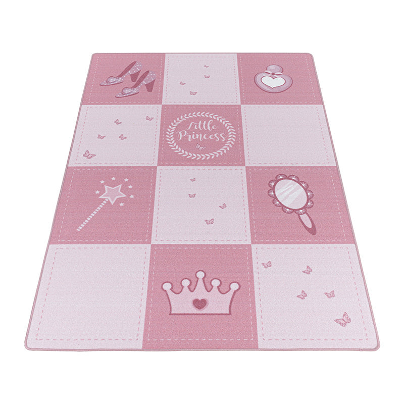 Children's Floor Rug - Pleun Little Princess Pink