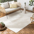Outdoor Rug Capri Lines Beige Cream