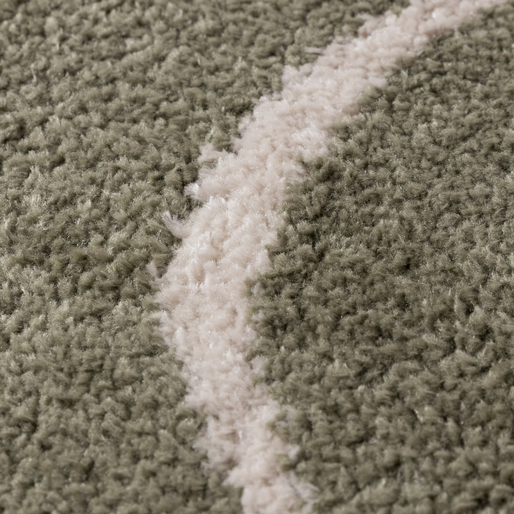 Washable Rug – Myrre Swirl Green