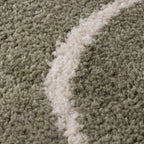 Washable Rug – Myrre Swirl Green