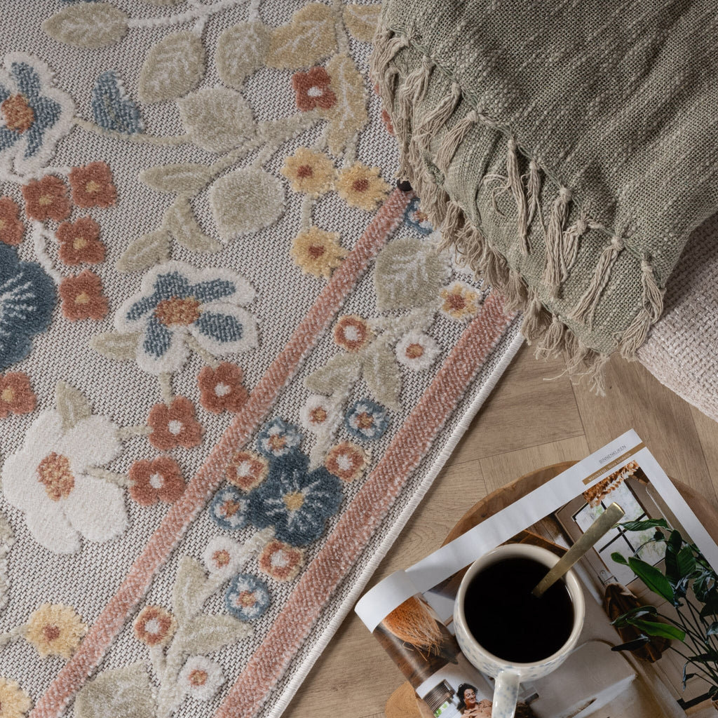 Indoor Outdoor Rug - Bloom Oriental Multicolour
